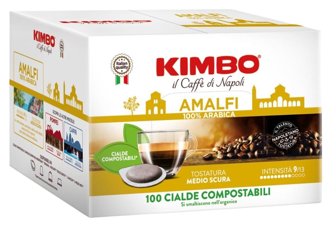 CAFFÈ KIMBO AMALFI - Box 100 CIALDE ESE44 da 7.3g