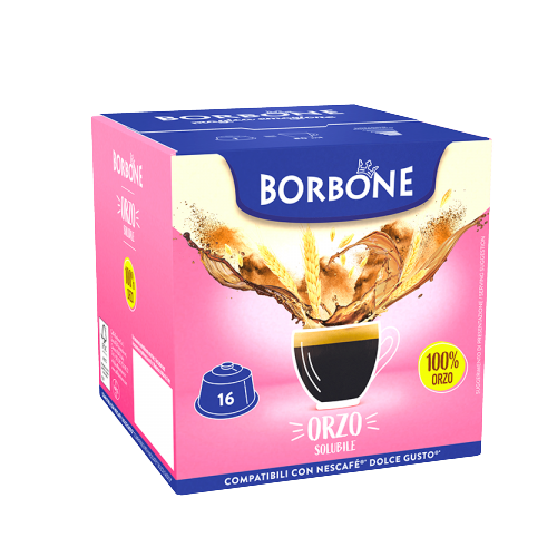 ORZO 100% CAFFÈ BORBONE - 16 CAPSULE COMPATIBILI DOLCE GUSTO da 4g