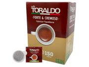 CAFFÈ TORALDO - MISCELA FORTE & CREMOSO - Box 150 CIALDE ESE44 da 7.2g