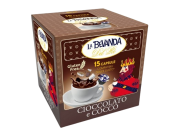 COCCO & CIOCCOLATO LA BEVANDA DEL RÈ - Box 15 CAPSULE COMPATIBILI DOLCE GUSTO da 13g