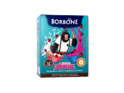 LATTE E CIOCCOLATA BIANCA ALLA FRAGOLA CAFFÈ BORBONE DJ GUSTO CHEESECAKE - 16 CAPSULE COMPATIBILI A MODO MIO da 7g