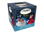 GINSENG & CIOCCOLATO LA BEVANDA DEL RÈ - Box 15 CAPSULE COMPATIBILI DOLCE GUSTO da 13g