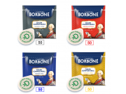 MIX 200 CIALDE CAFFÈ BORBONE - 50 MISCELA NERA - 50 MISCELA ROSSA - 50 MISCELA BLU - 50 MISCELA ORO