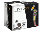 CAFFÈ NEROORO - MISCELA ORO - Box 100 CAPSULE COMPATIBILI UNO SYSTEM da 5.5g