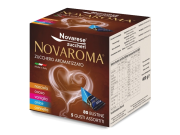 NOVAROMA ZUCCHERO AROMATIZZATO - 80 BUSTINE da 5g GUSTI ASSORTITI DI CANNELLA, CACAO, VANIGLIA, ANICE e NOCCIOLA