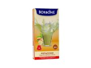 CIOCCOLATA BIANCA E PISTACCHIO CAFFÈ BORBONE PISTACCHIO - 10 CAPSULE COMPATIBILI NESPRESSO da 7g