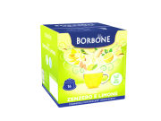 TISANA ZENZERO E LIMONE CAFFÈ BORBONE - 16 CAPSULE COMPATIBILI DOLCE GUSTO da 3g