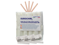 EUROCHIBI® 1000 PALETTINE PER CAFFÈ IN LEGNO SIGILLATE SINGOLARMENTE