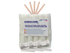 EUROCHIBI® 500 PALETTINE PER CAFFÈ IN LEGNO SIGILLATE SINGOLARMENTE