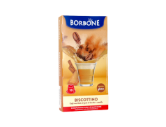 CAFFÈ BISCOTTO E CANNELLA CAFFÈ BORBONE BISCOTTINO - 10 CAPSULE COMPATIBILI NESPRESSO da 7g