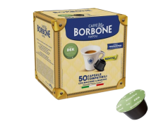 CAFFÈ BORBONE DOLCE RE - MISCELA VERDE / DEK - Box 50 CAPSULE COMPATIBILI DOLCE GUSTO da 5.5g