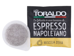 CAFFÈ TORALDO - MISCELA DEKA - DECAFFEINATO - Box 50 CIALDE ESE44 da 7.2g