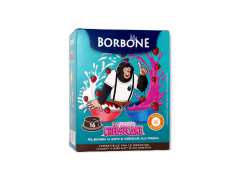 LATTE E CIOCCOLATA BIANCA ALLA FRAGOLA CAFFÈ BORBONE DJ GUSTO CHEESECAKE - 16 CAPSULE COMPATIBILI A MODO MIO da 7g