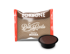 CAFFÈ BORBONE DON CARLO - MISCELA ROSSA - Box 100 CAPSULE COMPATIBILI A MODO MIO da 7.2g