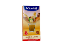 GINSENG AMARO GUSTO MALESE CAFFÈ BORBONE - 10 CAPSULE COMPATIBILI NESPRESSO da 5g