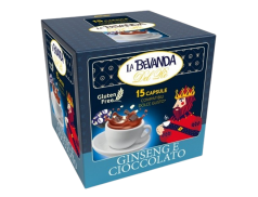 GINSENG & CIOCCOLATO LA BEVANDA DEL RÈ - Box 15 CAPSULE COMPATIBILI DOLCE GUSTO da 13g