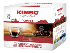 CAFFÈ KIMBO POMPEI - Box 100 CAPSULE COMPATIBILI NESPRESSO da 5.4g