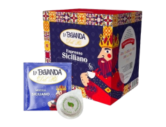 CAFFÈ LA BEVANDA DEL RÈ - ESPRESSO SICILIANO - Box 50 CIALDE ESE44 da 7.7g