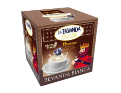 LATTE BIANCO LA BEVANDA DEL RÈ - Box 15 CAPSULE COMPATIBILI DOLCE GUSTO da 8g