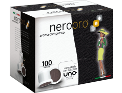 CAFFÈ NEROORO - MISCELA ORO - Box 100 CAPSULE COMPATIBILI UNO SYSTEM da 5.5g