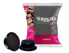 CAFFÈ TORALDO - CLASSICA - Box 100 CAPSULE COMPATIBILI A MODO MIO da 7g