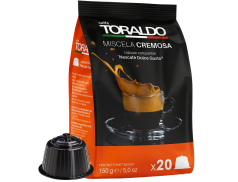 CAFFÈ TORALDO - CREMOSA - 20 CAPSULE COMPATIBILI DOLCE GUSTO da 7.5g