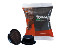 CAFFÈ TORALDO - CREMOSA - Box 100 CAPSULE COMPATIBILI A MODO MIO da 7g