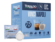 CAFFÈ TORALDO - CREMA DI NAPOLI - VINCI NAPOLI - Box 75 CIALDE ESE44 da 7.2g