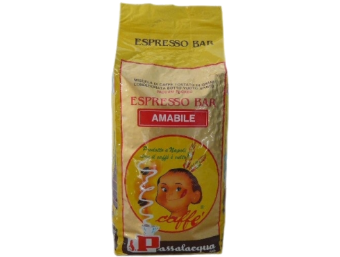 CAFFÈ PASSALACQUA AMABILE - ESPRESSO BAR - PACCO 1Kg IN GRANI