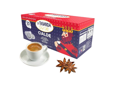 CAFFÈ ALL'ANICE LA BEVANDA DEL RÈ - Box 25 CIALDE ESE44 da 7.5g