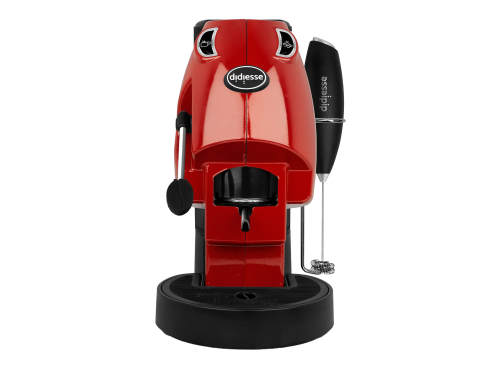 DIDIESSE BABY FROG MACCHINA DA CAFFÈ PER CIALDE ESE44 - COLORE ROSSO PIENO con FRULLINO OMAGGIO
