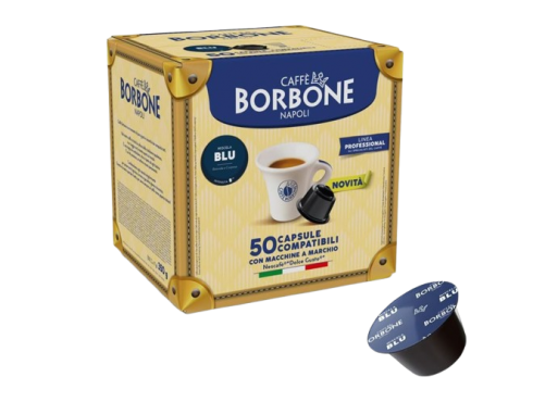 CAFFÈ BORBONE DOLCE RE - MISCELA BLU - Box 50 CAPSULE COMPATIBILI DOLCE GUSTO da 5.5g