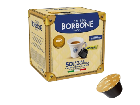 CAFFÈ BORBONE DOLCE RE - MISCELA ORO - Box 50 CAPSULE COMPATIBILI DOLCE GUSTO da 5.5g