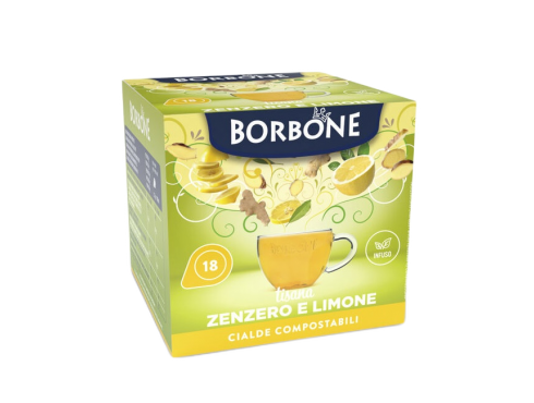 TISANA ZENZERO E LIMONE CAFFÈ BORBONE - Box 18 CIALDE ESE44 da 2.2g