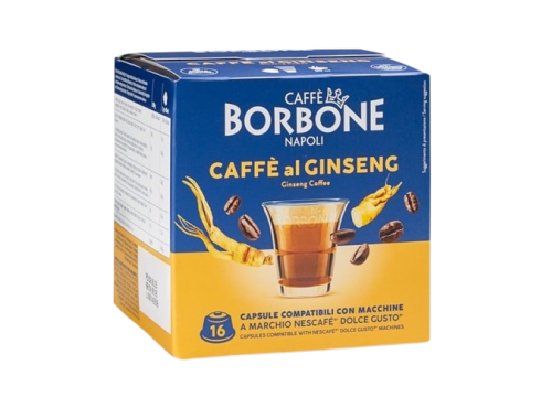 CAFFÈ AL GINSENG CAFFÈ BORBONE - 16 CAPSULE COMPATIBILI DOLCE GUSTO da 7g