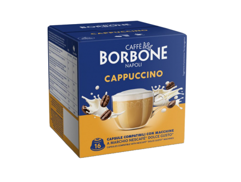 CAPPUCCINO CAFFÈ BORBONE - 16 CAPSULE COMPATIBILI DOLCE GUSTO da 14g