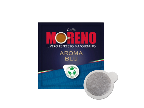 CAFFÈ MORENO - BLUE AROME - Box 150 CIALDE ESE44 da 7g