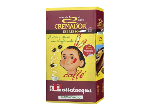 CAFFÈ PASSALACQUA CREMADOR - GUSTO CORPOSO - PACCHETTO 250g MACINATO PER MACCHINE ESPRESSO BAR