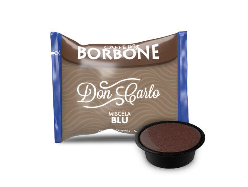 CAFFÈ BORBONE DON CARLO - MISCELA BLU - Box 100 CAPSULE COMPATIBILI A MODO MIO da 7.2g