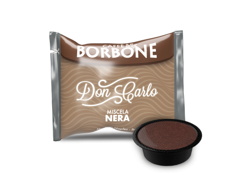 CAFFÈ BORBONE DON CARLO - MISCELA NERA - Box 50 CAPSULE COMPATIBILI A MODO MIO da 7.2g