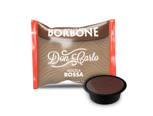 CAFFÈ BORBONE DON CARLO - MISCELA ROSSA - Box 100 CAPSULE COMPATIBILI A MODO MIO da 7.2g