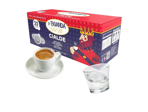 CAFFÈ ALLA GRAPPA LA BEVANDA DEL RÈ - Box 25 CIALDE ESE44 da 7.5g