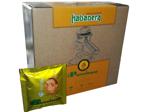 CAFFÈ PASSALACQUA HABANERA - GUSTO CORPOSO - Box 50 CIALDE ESE44 da 7.3g
