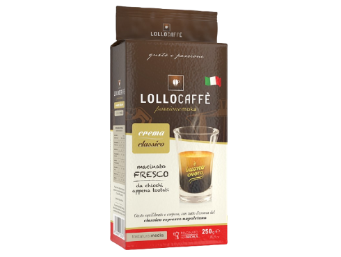 LOLLO CAFFÈ - PASSIONEMOKA CLASSICO - PACCHETTO 250g MACINATO