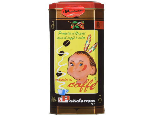 CAFFÈ PASSALACQUA MOANA - GUSTO MORBIDO - 100% ARABICA - LATTINA 1Kg MACINATO