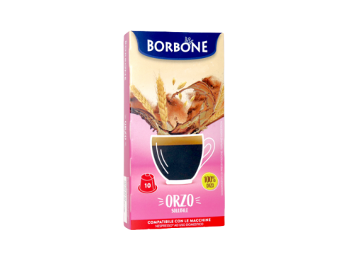 ORZO 100% CAFFÈ BORBONE - 10 CAPSULE COMPATIBILI NESPRESSO da 3g