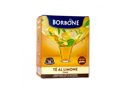 TÈ AL LIMONE CAFFÈ BORBONE - 16 CAPSULE COMPATIBILI A MODO MIO da 9g