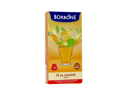 TÈ AL LIMONE CAFFÈ BORBONE - 10 CAPSULE COMPATIBILI NESPRESSO da 9g