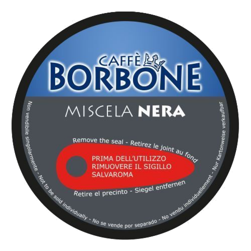 CAFFÈ BORBONE DOLCE RE - MISCELA NERA - Box 90 CAPSULE COMPATIBILI DOLCE  GUSTO da 7g