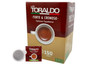 CAFFÈ TORALDO - MISCELA FORTE & CREMOSO - Box 150 PODS ESE44 7.2g